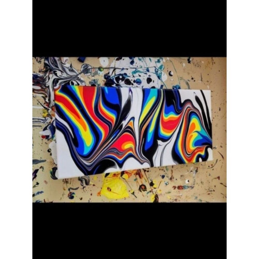 Abstract Multicolor Painting